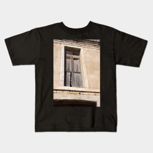 Wooden shutters in Liber. Kids T-Shirt